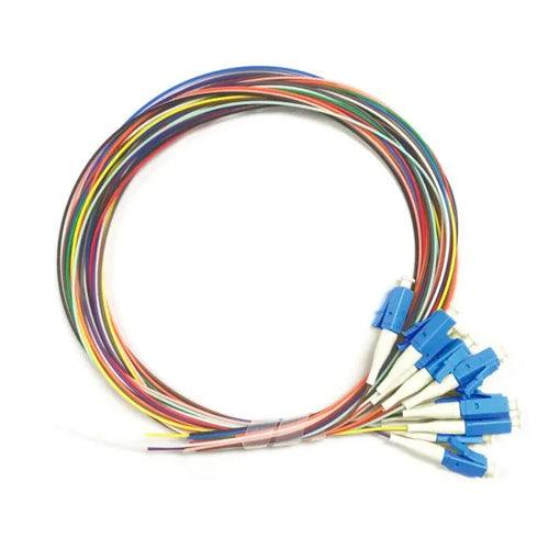 Pigtail de Fibra Optica LC x 2m, MMC PIGLCOM3B12 OM3 LSZH. Pack 12 colores. Multimodo - ARTEUS