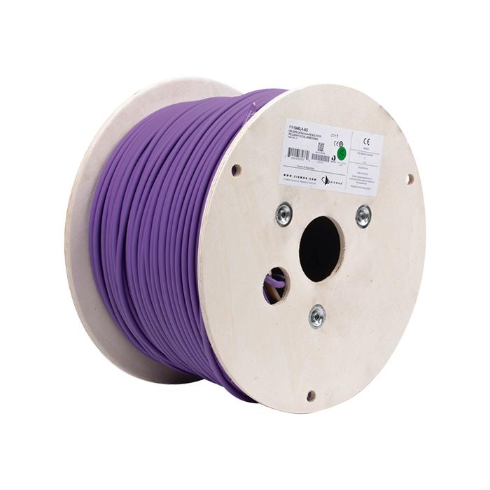 SIEMON 9N6J4-A5 Cable F/FTP Sólido 4P Cat 6A 23AWG LSFROH 305Mts Violeta