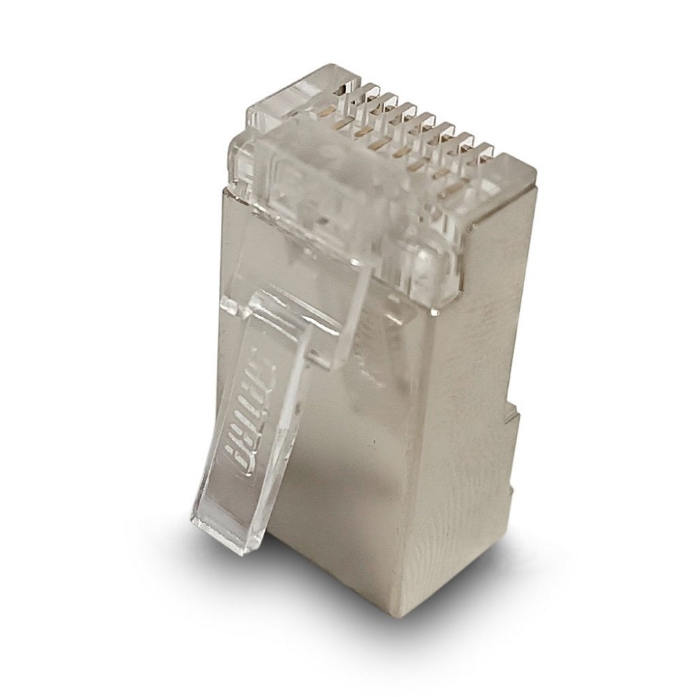 SATRA 0102040003 Conector Plug RJ45 Cat6 Apantallado Caja de 100 Unidades