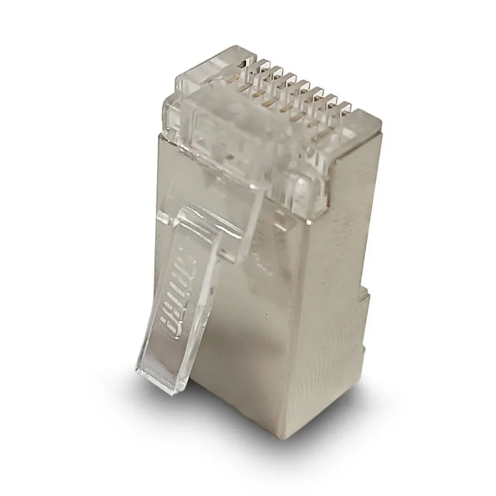 SATRA 0102040003 Conector Plug RJ45 Cat6 Apantallado Caja de 100 Unida