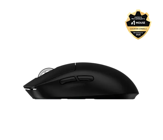 LOGITECH 910-006629 PRO X SUPERLIGHT 2 Mouse inalámbrico LIGHTSPEED Gaming 44Kdpi Negro