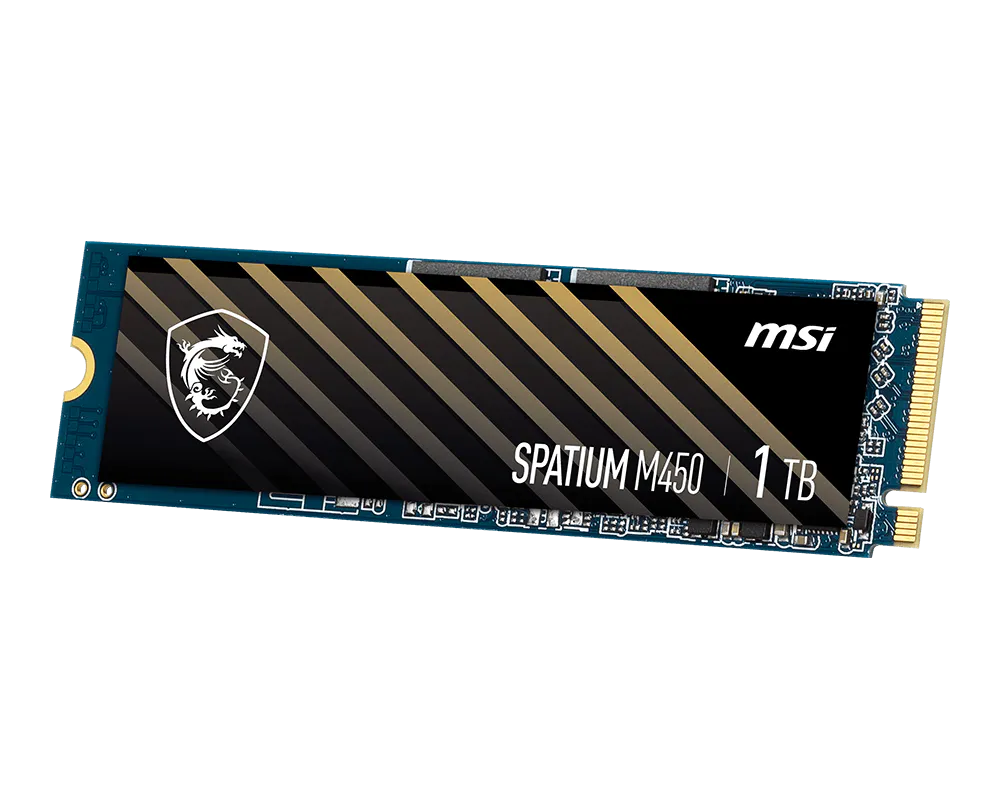 MSI SPATIUM M450 PCIE 4.0 NVME M.2 Disco Solido Interno 1 TB
