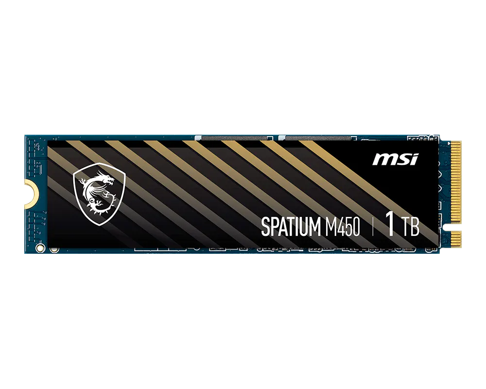 MSI SPATIUM M450 PCIE 4.0 NVME M.2 Disco Solido Interno 1 TB