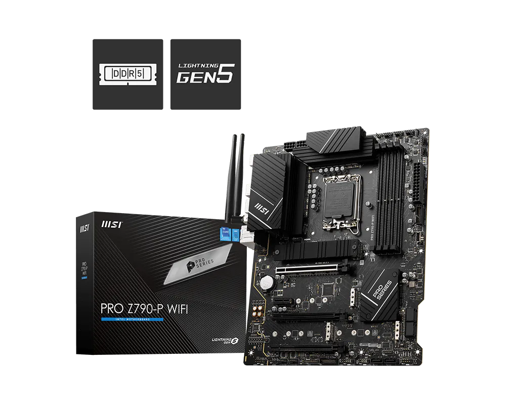 MSI PRO 911-7E06-031 Z790-P WIFI Placa Madre Intel Z790 ATX
