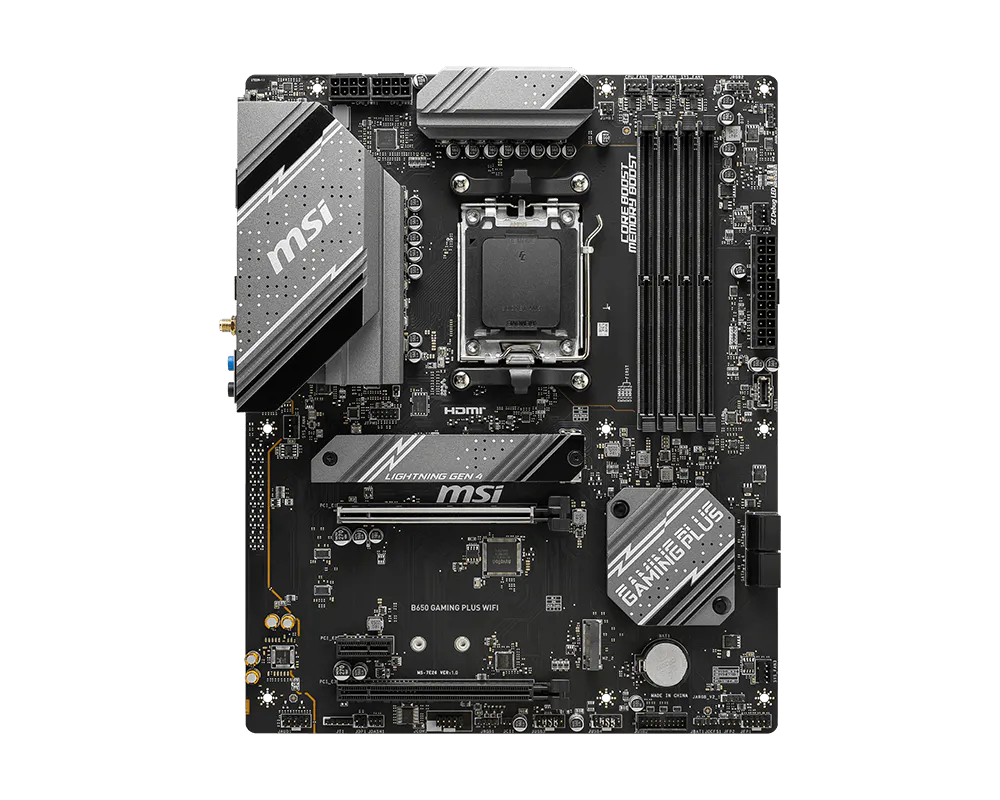 MSI B650 GAMING PLUS WIFI Placa Madre DDR5 AMD Ryzen 9000/ 8000/ 7000 Series