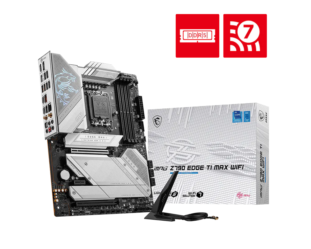 MSI 911-7E25-005 MPG Z790 EDGE TI MAX WIFI Placa Madre Intel Z790 ATX