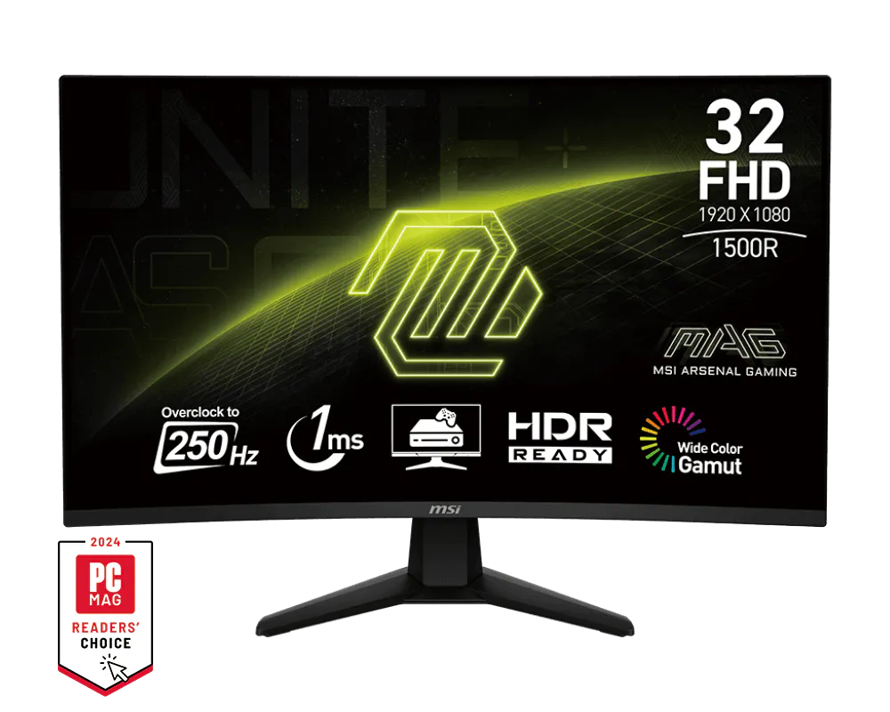 MSI MAG 32C6X Monitor 32" FHD 250Hz