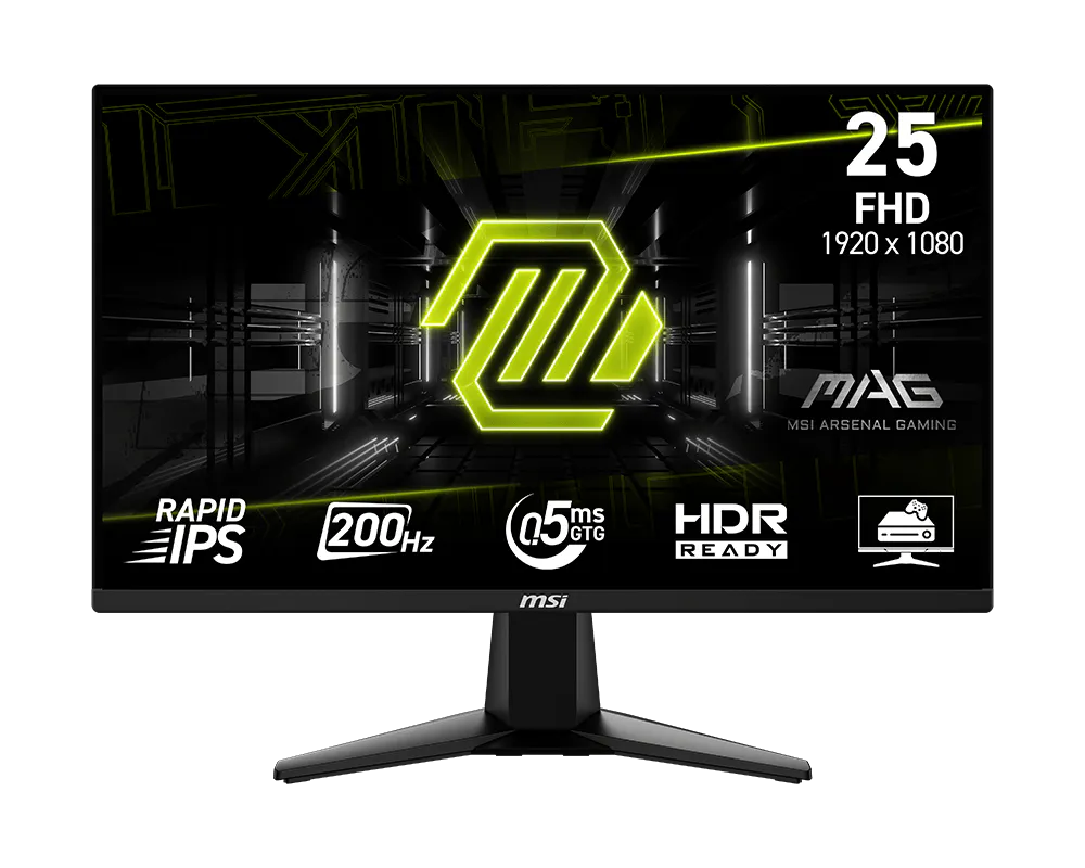 MSI MAG-255F-E20 Monitor 24.5" FHD Rapid IPS