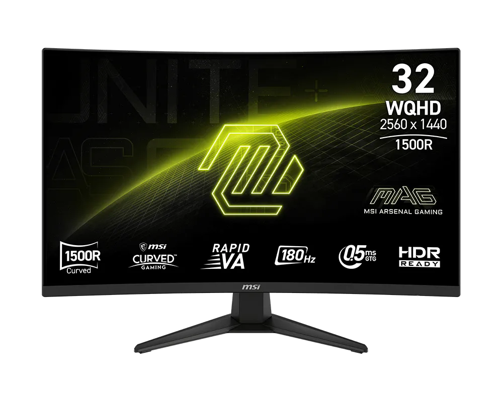 MSI MAG-321CQF-E18 Monitor Gamer 32" WQHD 1500R 180HZ