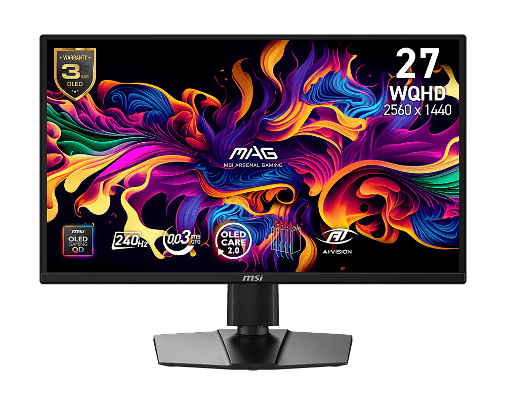 MSI MAG-272QP-QD-OLED-X24 Monitor 27" WQHD 240Hz