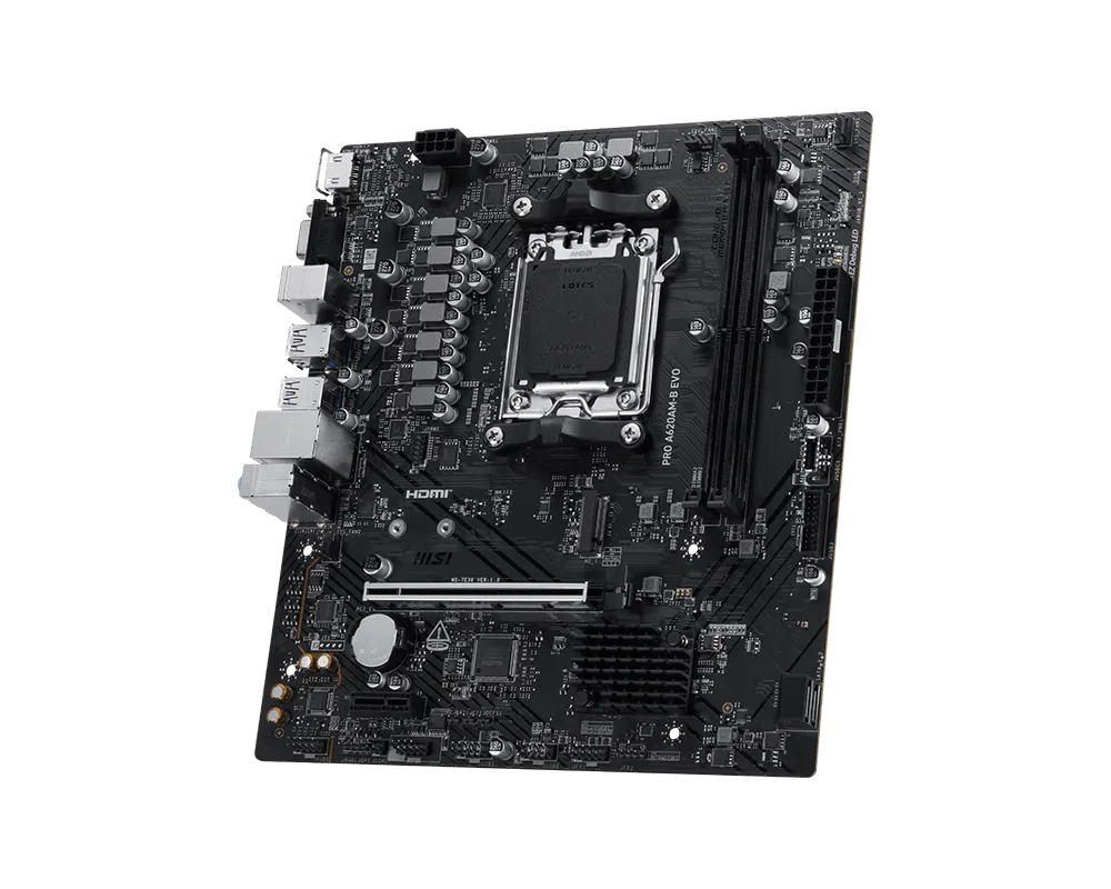 MSI PRO A620AM-B EVO Placa Madre 2 DIMM DDR5 A