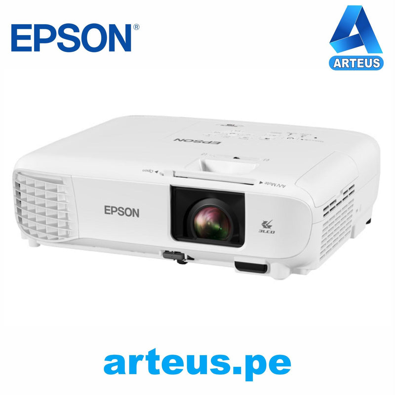 Proyector Multimedia EPSON PowerLite 118 3800 Lumenes, 3LCD, XGA, HDMI x2, VGA, LAN, USB - V11HA03020 - ARTEUS