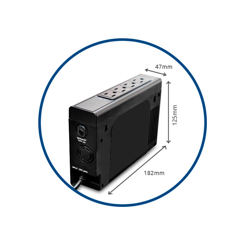 CDP LI-504 UPS Portátil 500V 250W Batería 51.2Wh 4 Salidas