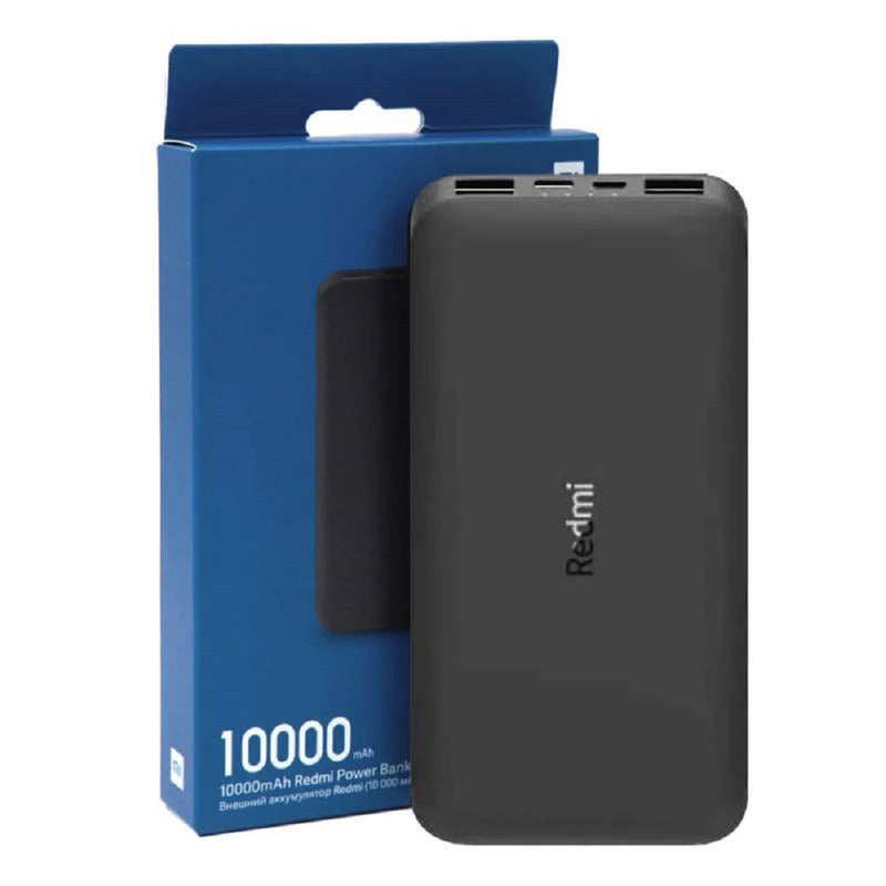 XIAOMI 26923, Cargador de Batería Portable REDMI POWER BANK 10000mAh Negro