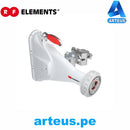 RF ELEMENTS HG3-TP-A60-V2 - ANTENA ASIMÉTRICA DE 60° (60°H 25°V) 17 DBI TIPO CUERNO 5180-6000 MHZ - ARTEUS