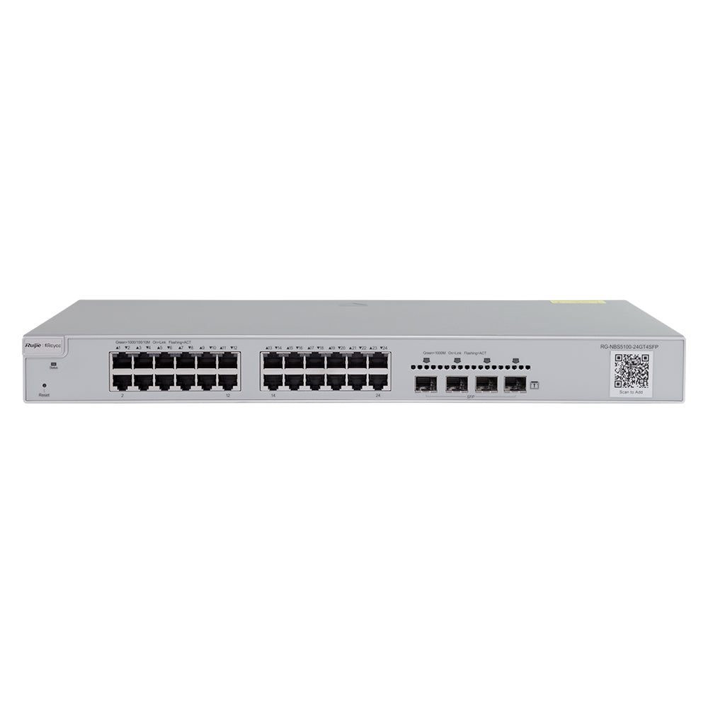 RUIJIE REYEE RG-NBS5100-24GT4SFP Switch 24 Puertos Gigabit +4SFP L3 Cloud