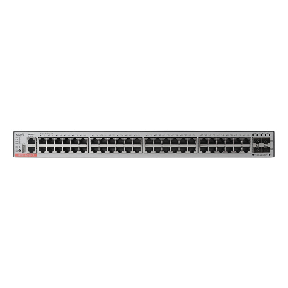 RUIJIE REEYE RG-S5310-48GT4XS-P-E Switch 48 PoE+ y 4Uplink 10G L3 Cloud