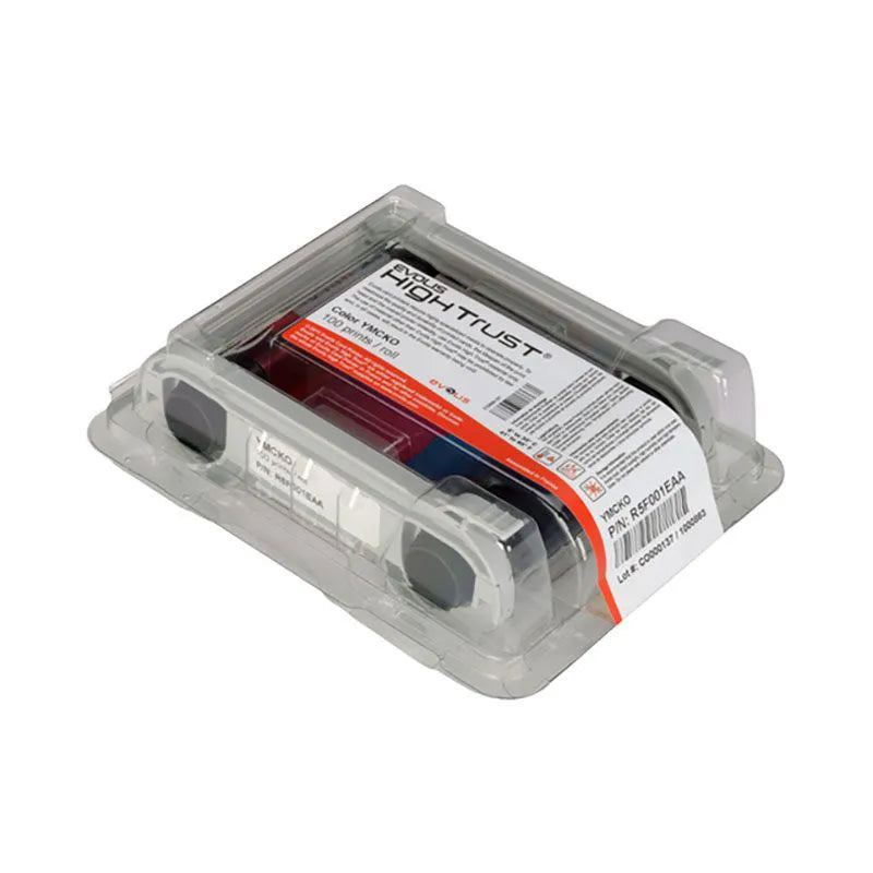 EVOLIS R5F008AAA Ribbon Cinta de impresión color YMCKO 300 impresiones