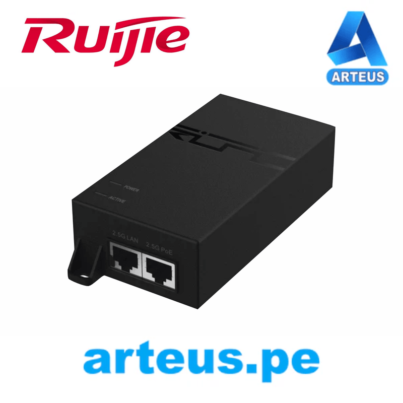 RUIJIE RG-POE-50-60W-MG Adaptador PoE de 1 puerto RUIJIE RG-POE-50-60W-MG Inyector PoE de 56v - 60w - ARTEUS