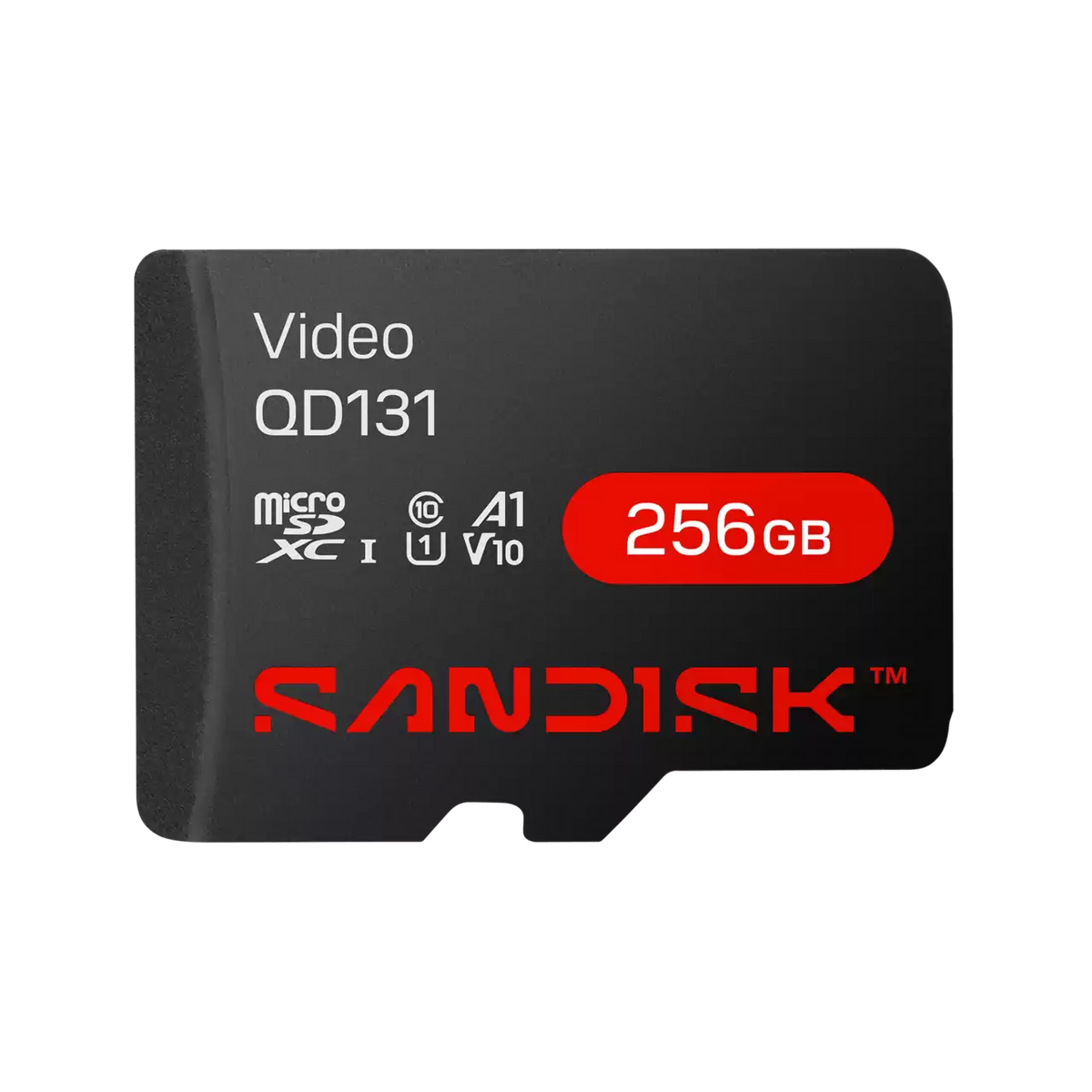 SANDISK SDSDQAS5-256G-M-BP Tarjeta microSDXC 256GB Video QD131 U1 Clase 10 para Videovigilancia