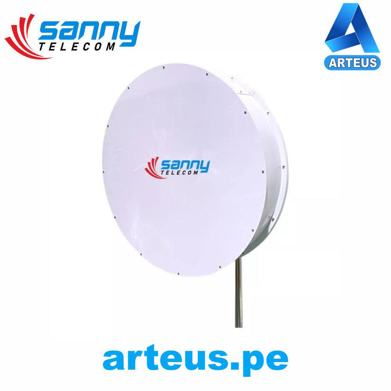 SANNY TELECOM ST-P09-2PK - TAPA RADOME DE ALUMINIO CON PROTECCION DE RUIDO LATERAL, PACK DE 2 UNIDADES PARA 2 ANTENAS STD6G34M2-PRO. - ARTEUS