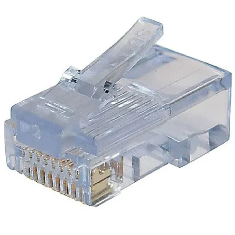 SATRA 102040002 EZ Conector Plug RJ45 CAT 6 con Secuencia de Colores Caja x 100unid