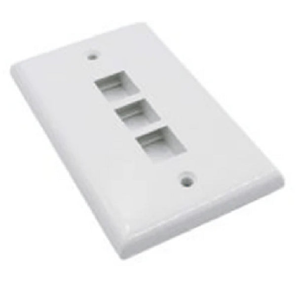 SATRA 111020301 Faceplate placa de pared simple 3 puntos