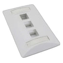 SATRA 111030301 Placa de parede frontal com identificação de 3 pontos 