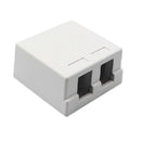 Caixa de conexão SATRA 111010201 Rosette 2 portas