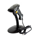 3NSTAR SC100 Escáner Lector de Código de Barras Cableado 1D USB en Serie Base Incluida