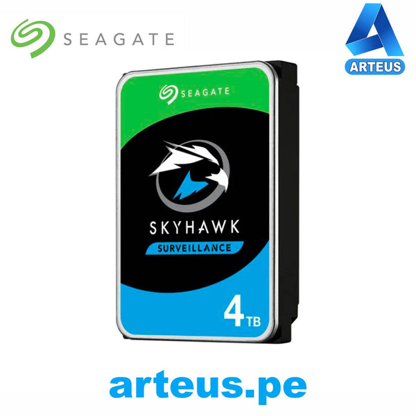 SEAGATE ST4000VX013 - DISCO DURO SKYHAWK 4TB - SATA 6GB/S - 256MB CACHE - 3.5" - ARTEUS