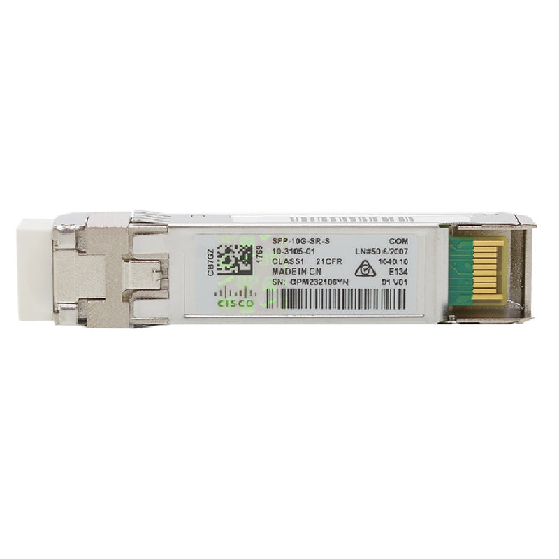 CISCO SFP-10G-SR-S=, Transceiver SFP+ para Fibra Multimodo 10Gbps