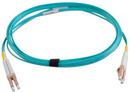 SIEMON M-J2-LCLC5L-02, Duplex LC-LC OM3 AQUA Patch Cord x 2m