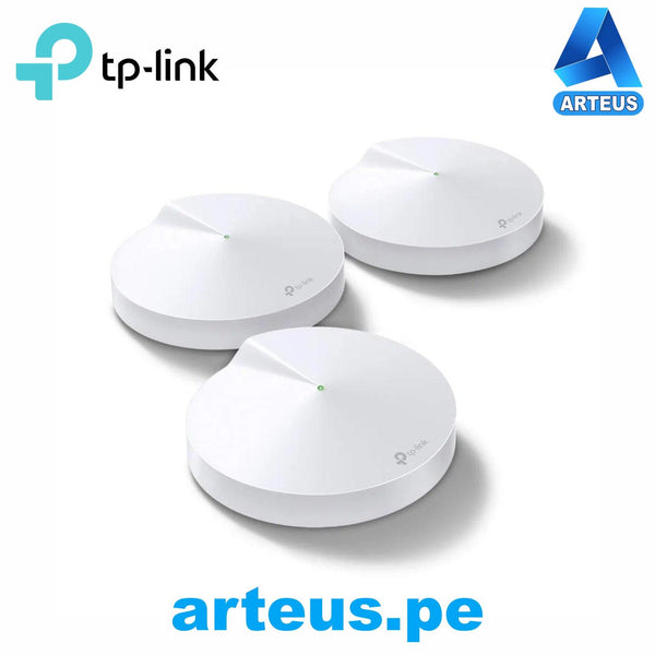 Sistema Wi-fi AC en malla tri-banda TP-LINK DECO M9PLUS-3 AC2200 modo router y punto de acceso 2134Mbps MU-MIMO 4x4 - ARTEUS