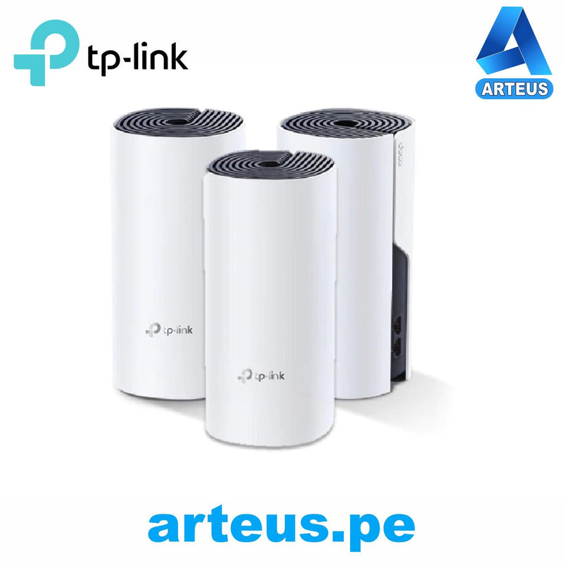 Sistema Wi-fi + PLC hibrida en malla TP LINK DECO P9(3-pack) AC1200 + HOMEPLUG AV1000 Mbps powerline MU-MIMO - ARTEUS