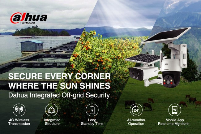 DAHUA DH-SD2A400HB-GN-AGQ-PV, Cámara de Seguridad Solar 4G, 2K, 4MP, IR/LED 30m, Pir Sensor. Micrófono y Parlante