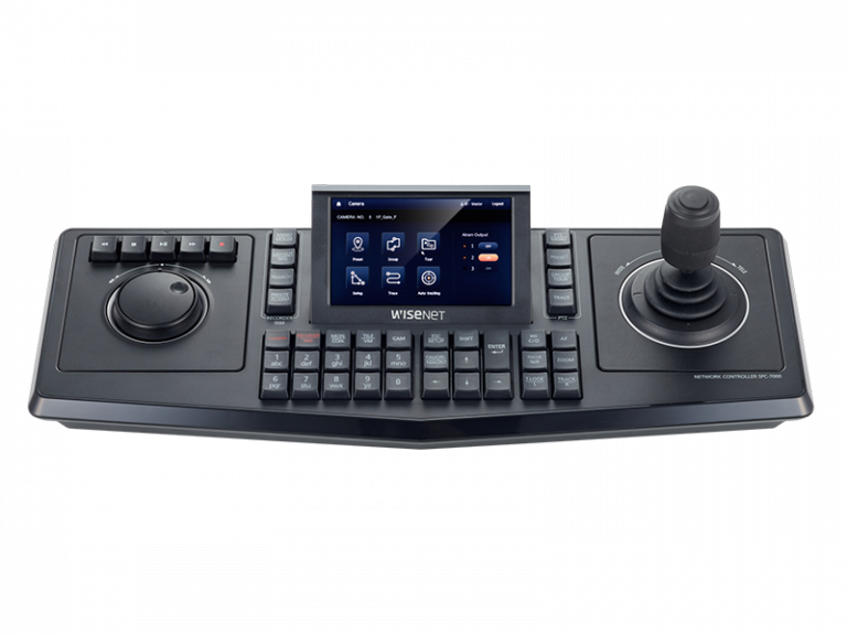 HANWHA VISION SPC-7000 Controlador de Joystick 3D para PTZ