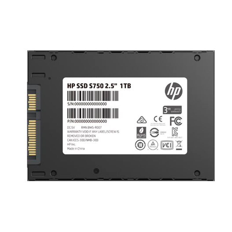 HP 16L54AA#  S750 Unidad de Estado Sólido SSD 1TB 2.5"