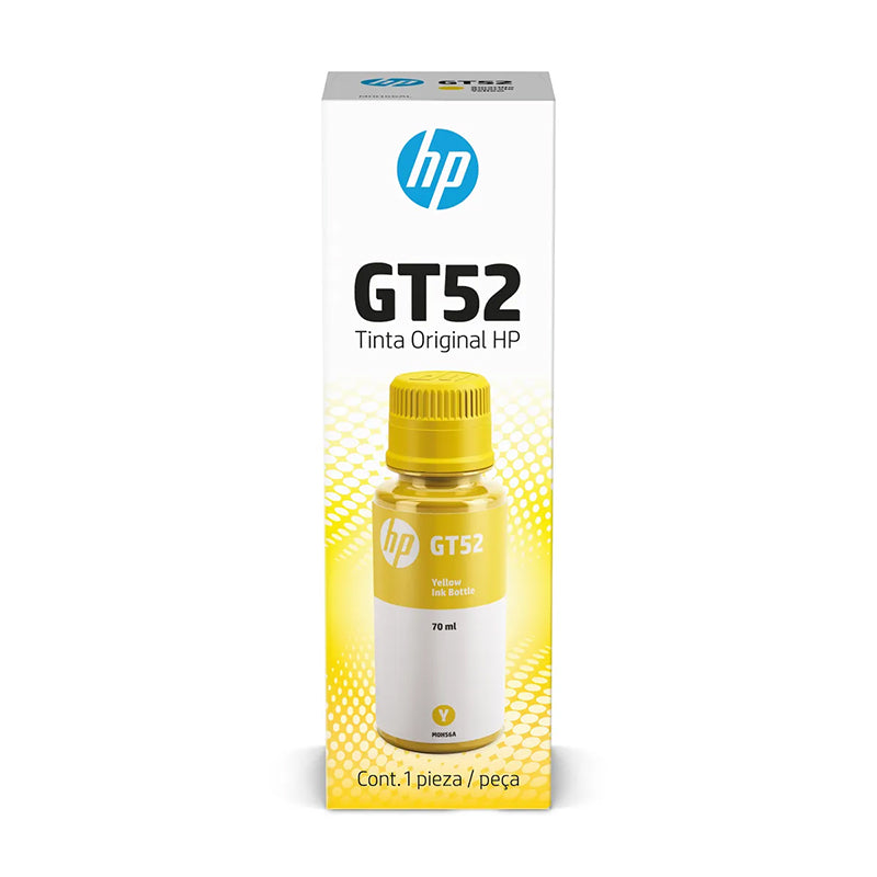 HP M0H56AL GT52 Botella de Tinta Amarillo 70ml