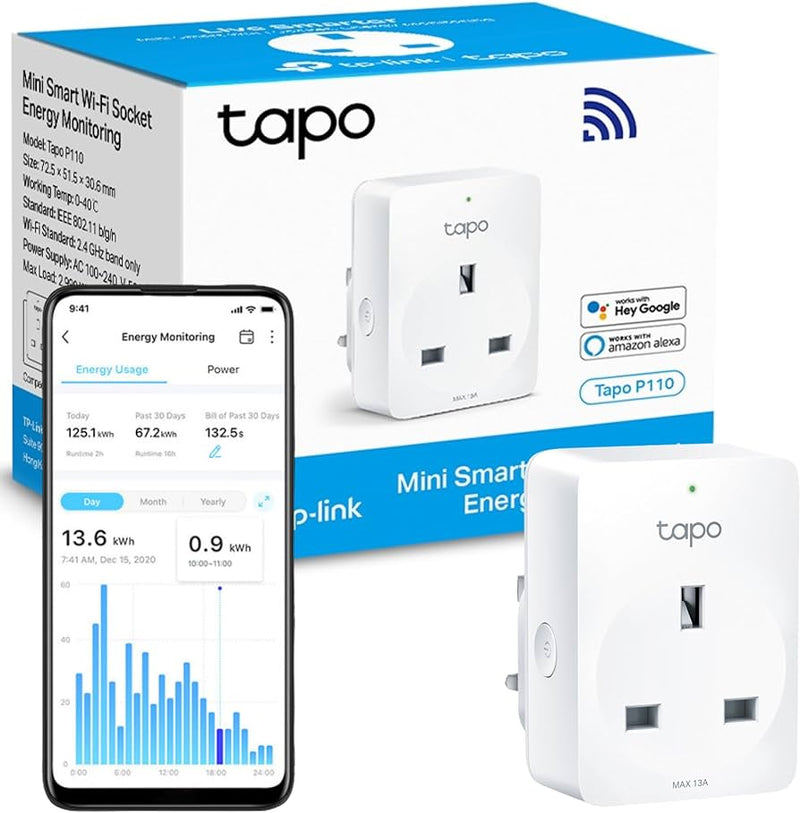 TP-LINK TAPO P105, Enchufe Inteligente WIFI control por voz y app