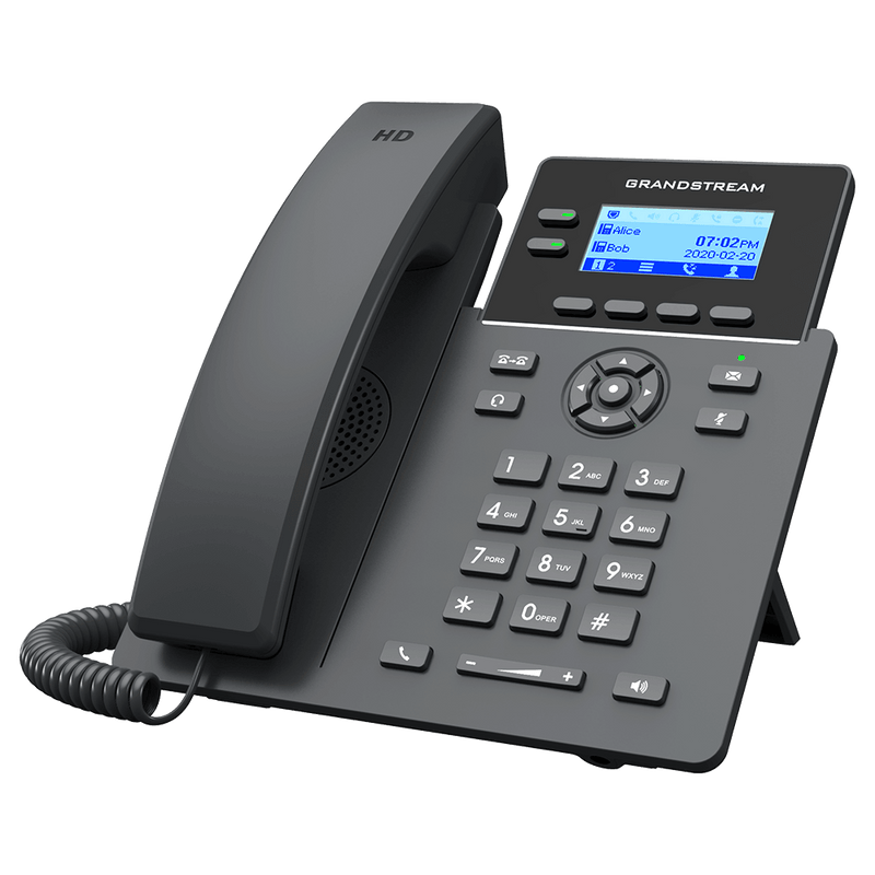 Telefono IP wifi grado operador GRANDSTREAM GRP2602W doble banda, 4 cuentas SIP, soporta 2 lineas - ARTEUS