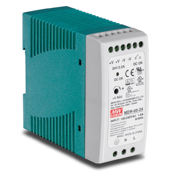 TRENDNET TI-M6024 Fuente de alimentación industrial de riel DIN 24v 60w