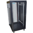 TOTEN G3.6832.9601 Gabinete de Piso 32RU Puerta delantera y posterior microperforadas 1.50(Alt) x 0.60(Anc) x 0.80(P)