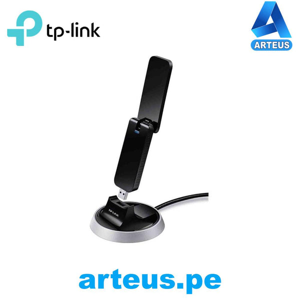 TP-LINK ARCHER T9UH Adaptador inalámbrico USB doble banda de alta ganancia AC1900 USB3.0 botón WPS - ARTEUS
