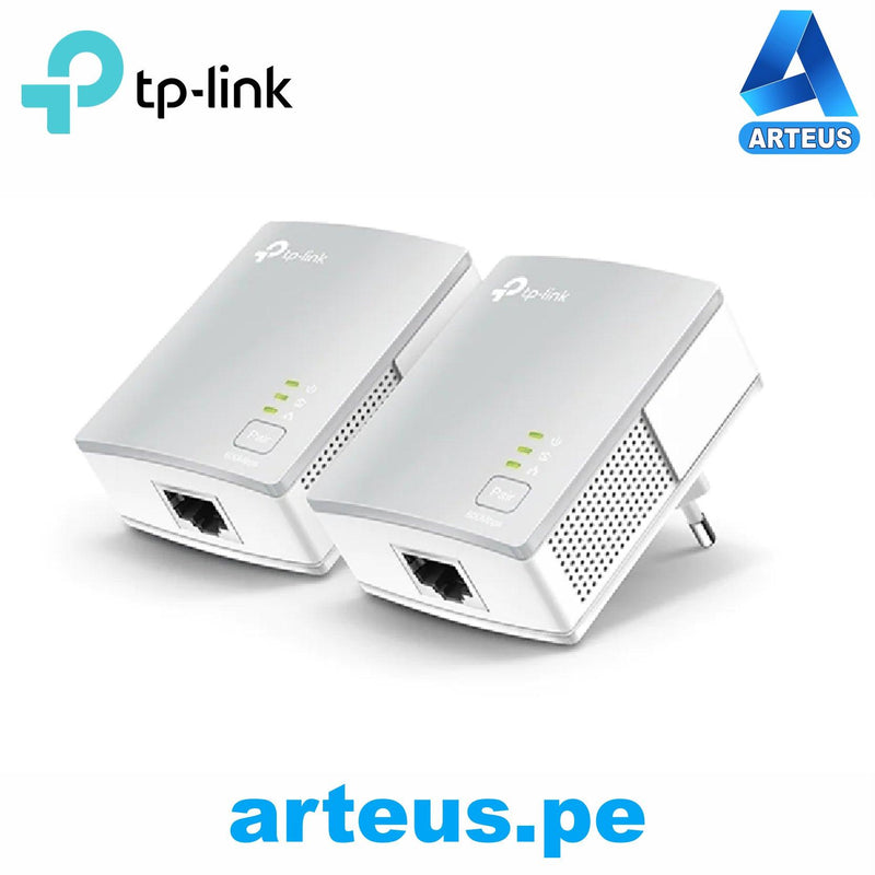 TP-LINK TL-PA4010 AV600 Kit PLC powerline nano adaptadores por linea eléctrica 600Mbps - ARTEUS