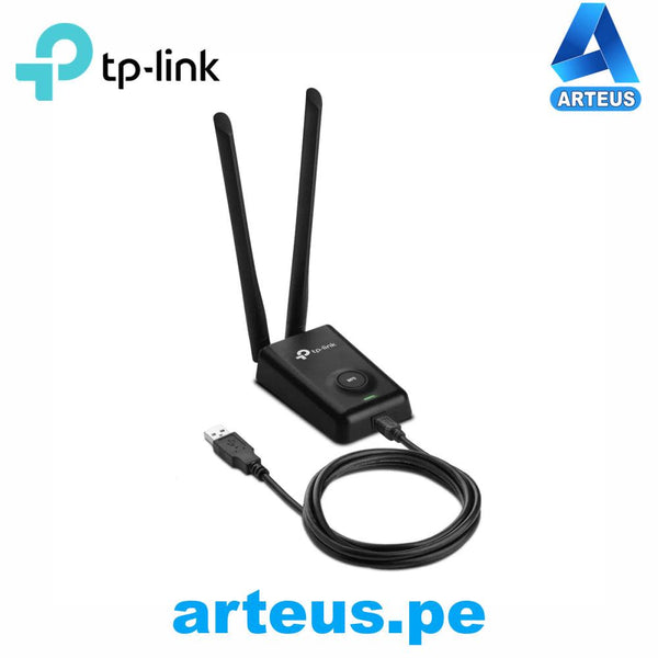TP-LINK TL-WN8200ND Adaptador USB inalámbrico de alta potencia 2.4Ghz 5dBi 300Mbps - ARTEUS