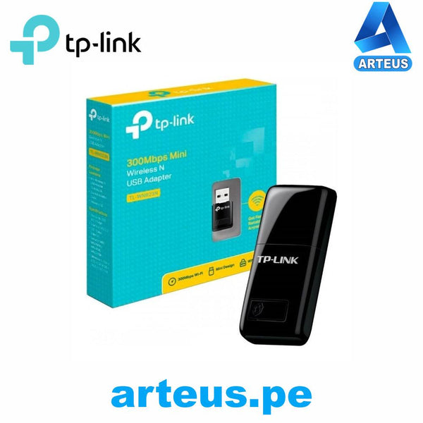 TP-LINK TL-WN823N - Mini adaptador USB inalambrico N 300Mbps 2.4GHz - ARTEUS