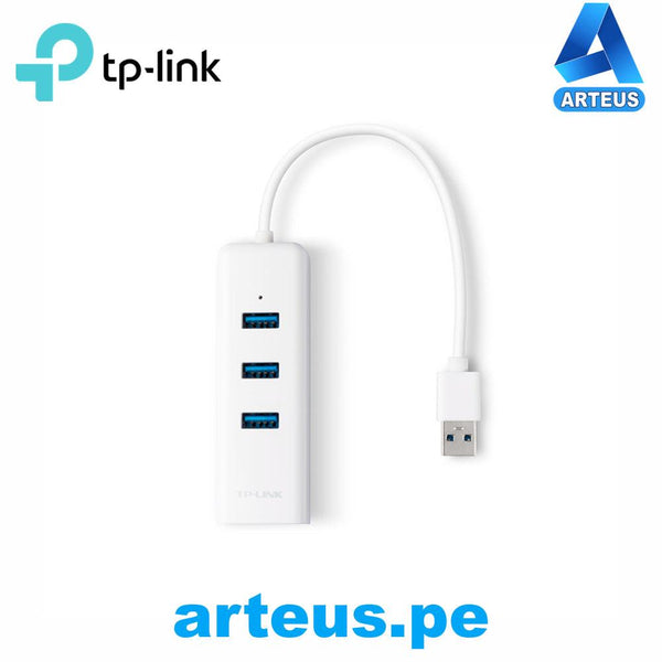 TP-LINK UE330 Adaptador USB 2 en 1 Hub de 3 puertos USB 3.0 y 1 puerto de red gigabit - ARTEUS