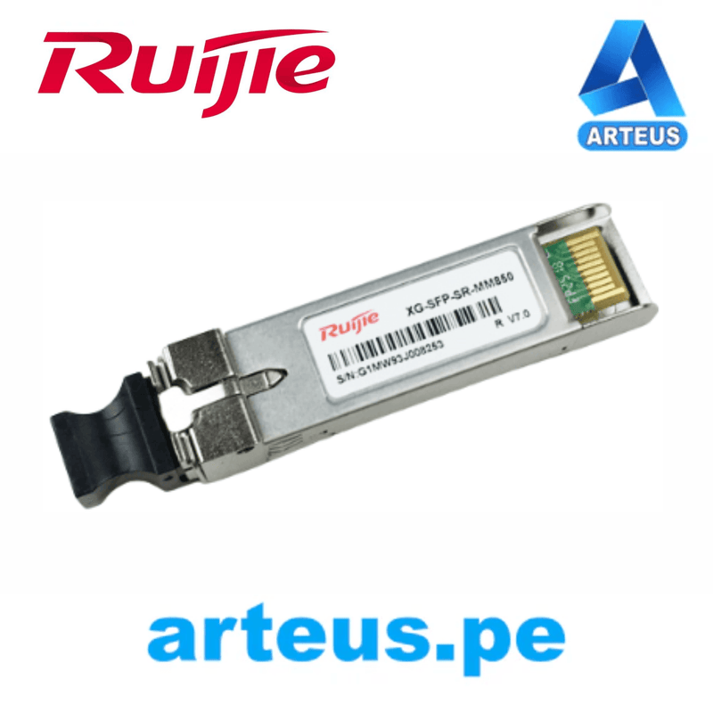 Transceptor MINI-GBIC SFP+ 10GB RUIJIE RG-XG-SFP-SR-MM850. Transceiver Multimodo hasta 300m - ARTEUS