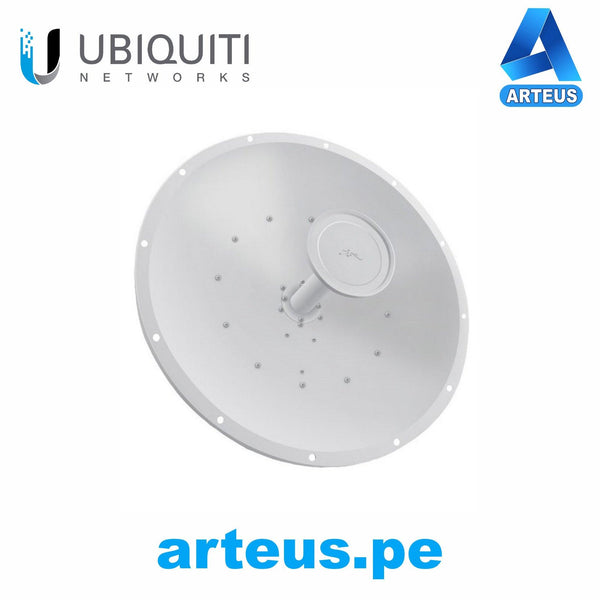 UBIQUITI RD-2G24, Antena direccional Rocket Dish 2.4ghz de Doble Polaridad Airmax 2X2, 24dBi - (2.3GHZ - 2.7GHZ) - ARTEUS